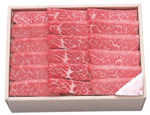 米沢牛カルビ(バラ)焼肉（冷蔵）トレー盛り ¥4,536(税込)～