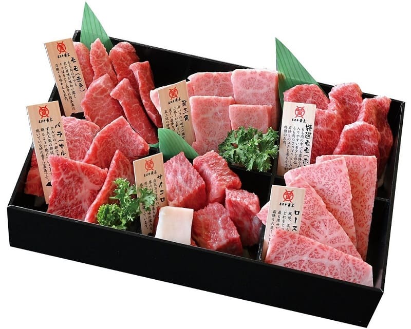 ❸米沢牛焼肉懐石6種盛り　計600g（冷凍）送料無料　化粧箱入 ¥14,680(税込)