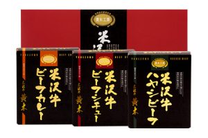 ➋黄木工房詰め合せ(A)　カレーハヤシシチュー各1　化粧箱入　湯せん調理 ¥3,888(税込)