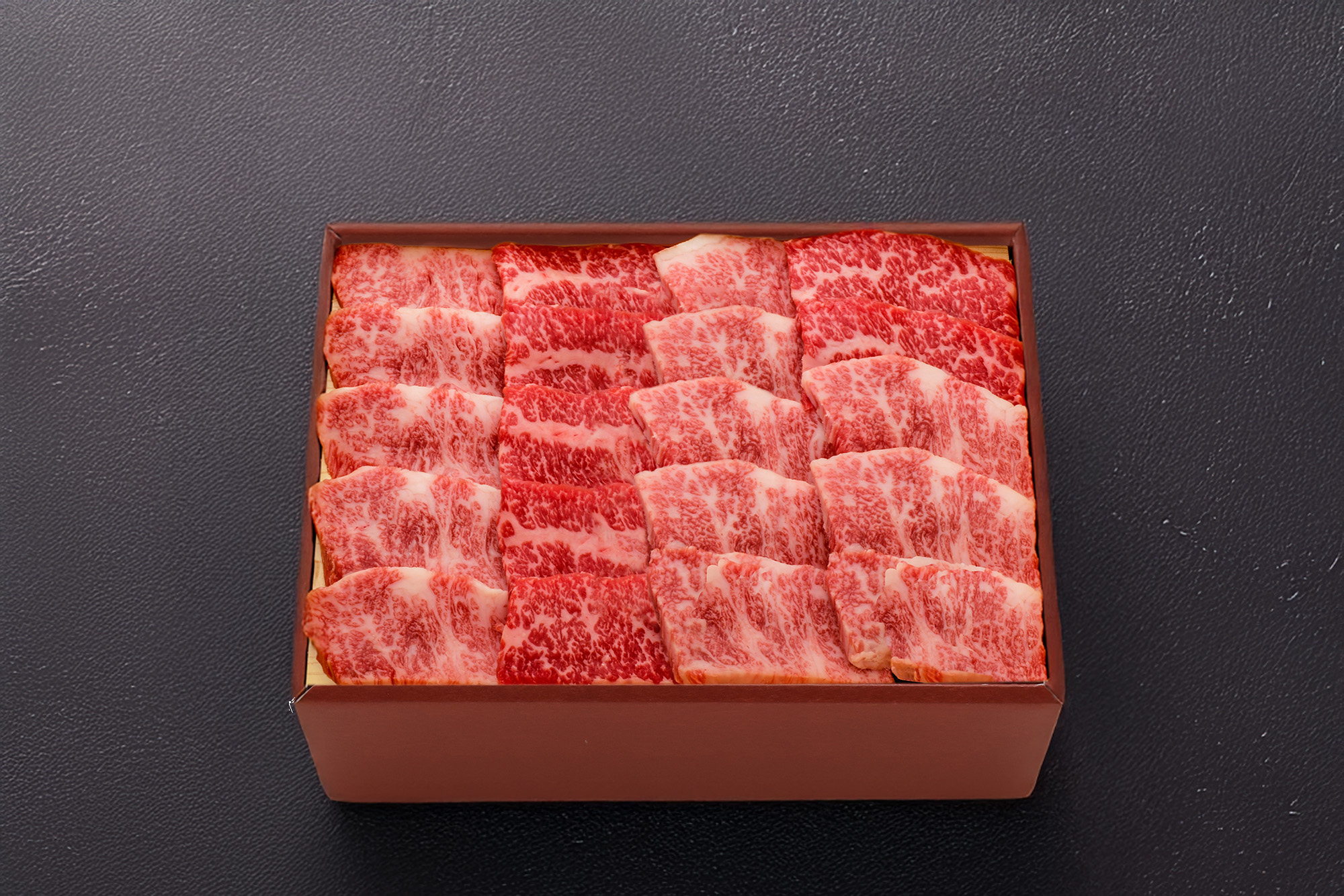 米沢牛バラ(カルビ)焼肉 化粧箱入