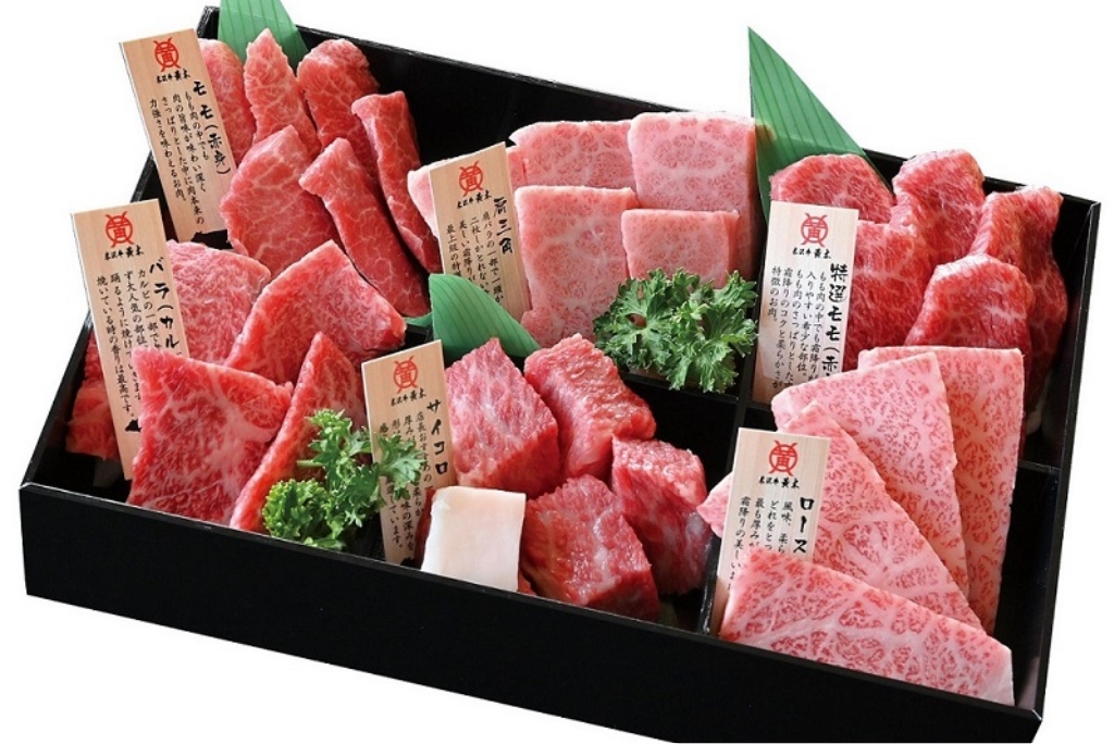 米沢牛焼肉懐石6種盛り