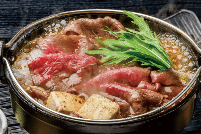 米沢牛ロースすき焼き