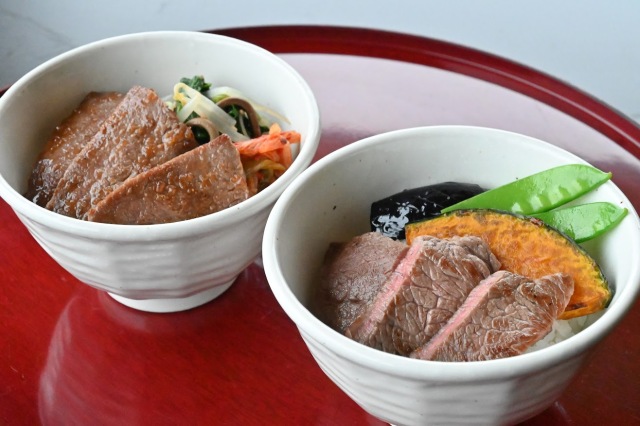 ステーキ・焼肉ご飯の調理イメージ